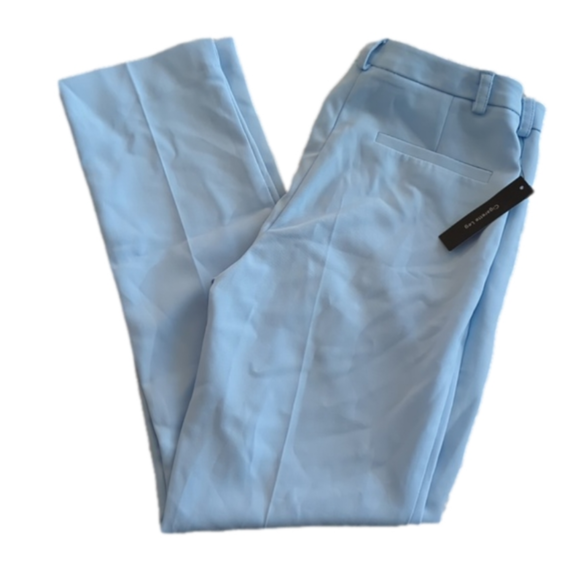 Miss Selfridge Pants - Miss Selfridge Baby Blue Mid Rise Polyester Slim Cigarette Leg Pants Size 2 NWT